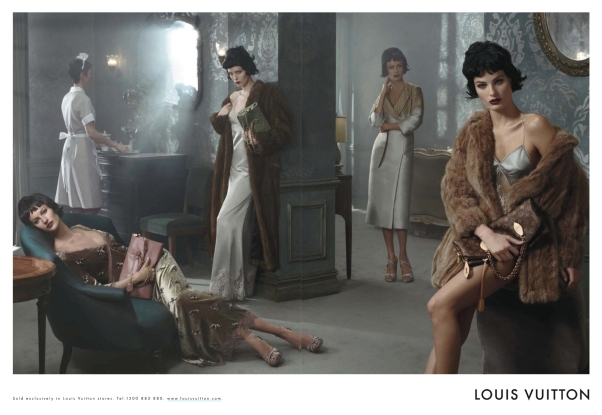 Louis Vuitton advert  Modern vintage fashion, Vintage fashion